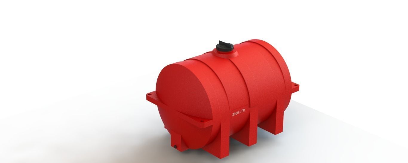  water tank 2000 LTR 3D print model - Compliant Tank  3D print model_4
