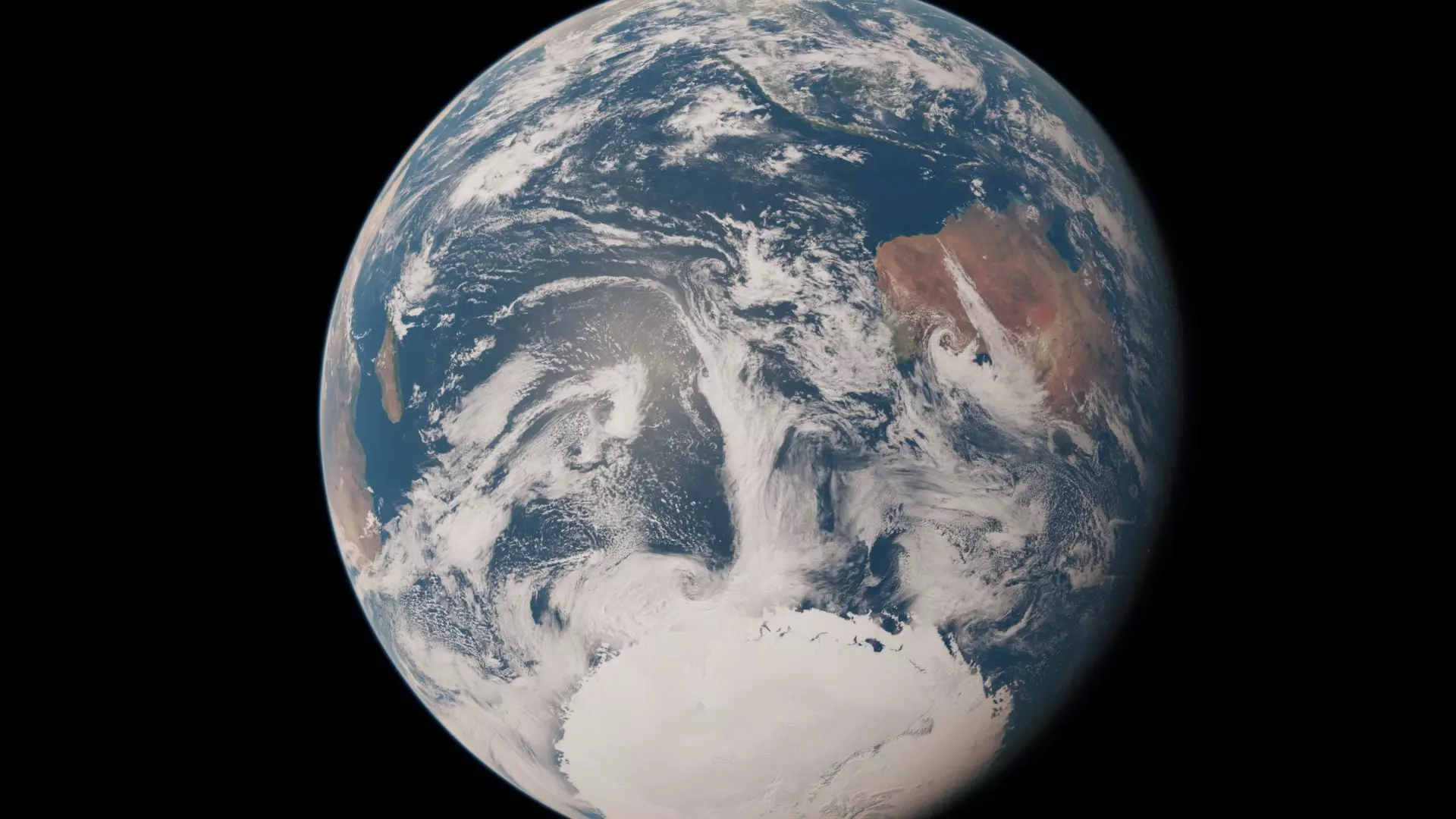 Solar System 16K Photorealistic Low-poly 3D model_3