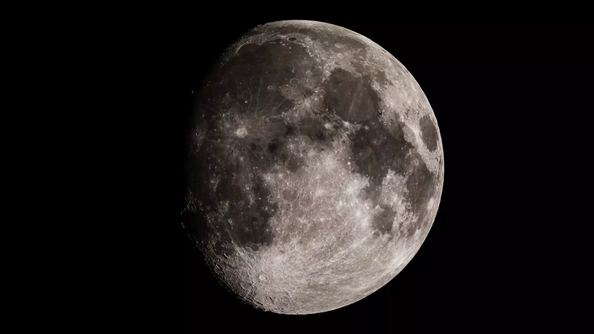 Solar System 16K Photorealistic Low-poly 3D model_23