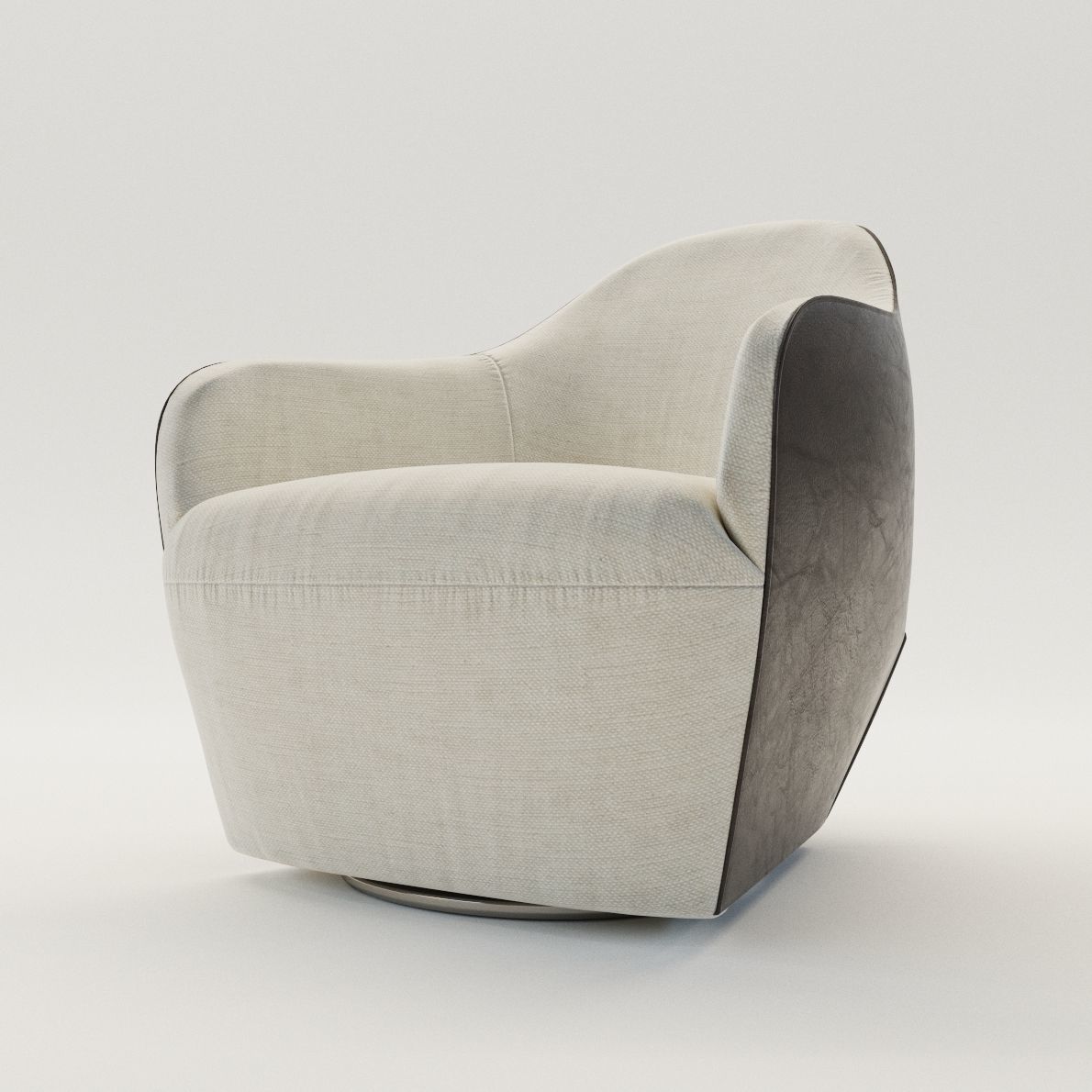 Armchair Isanka - Design by EOOS - Walter Knoll 3D model_2