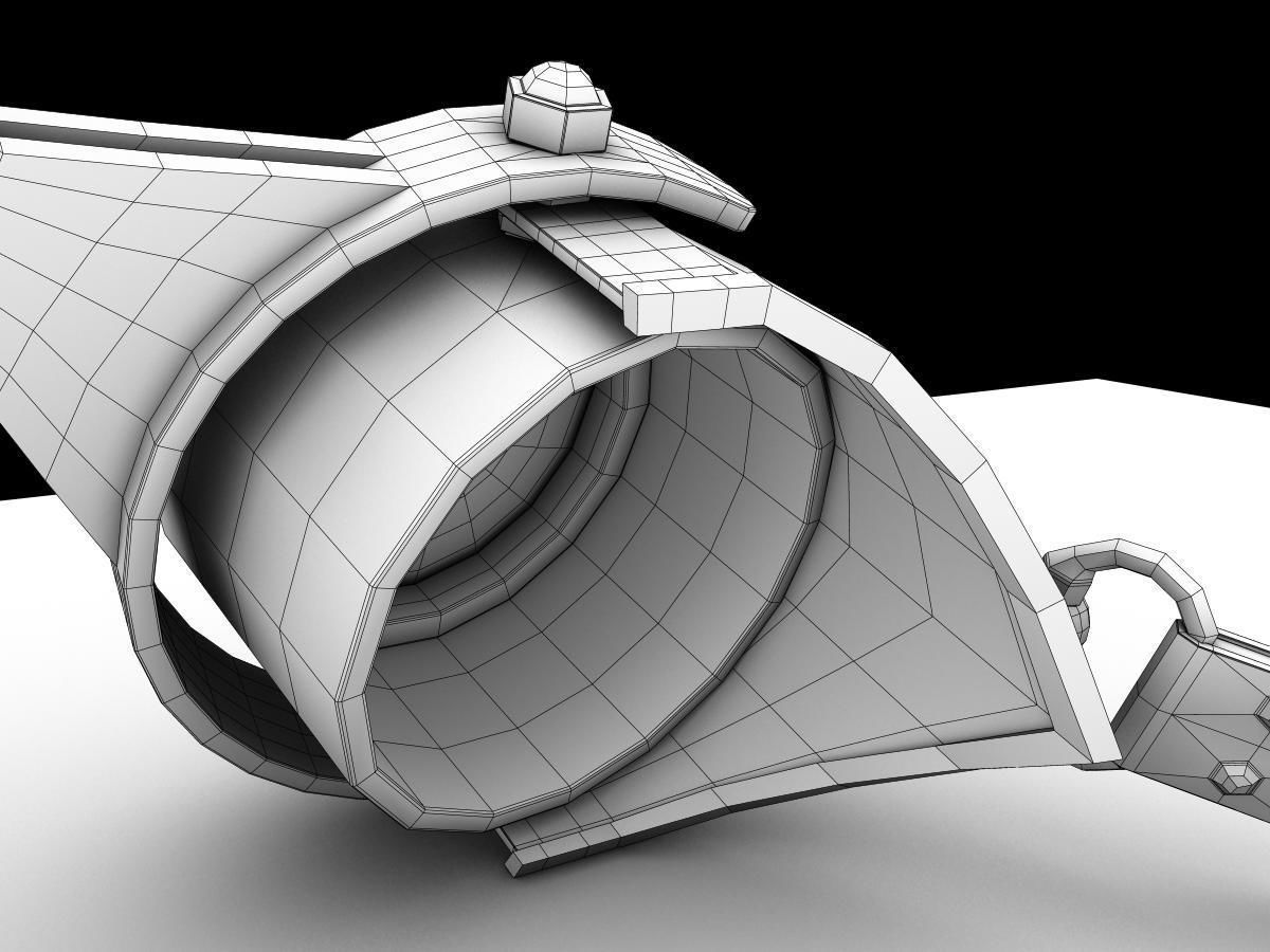 Steampunk Goggles Low-poly 3D model_31