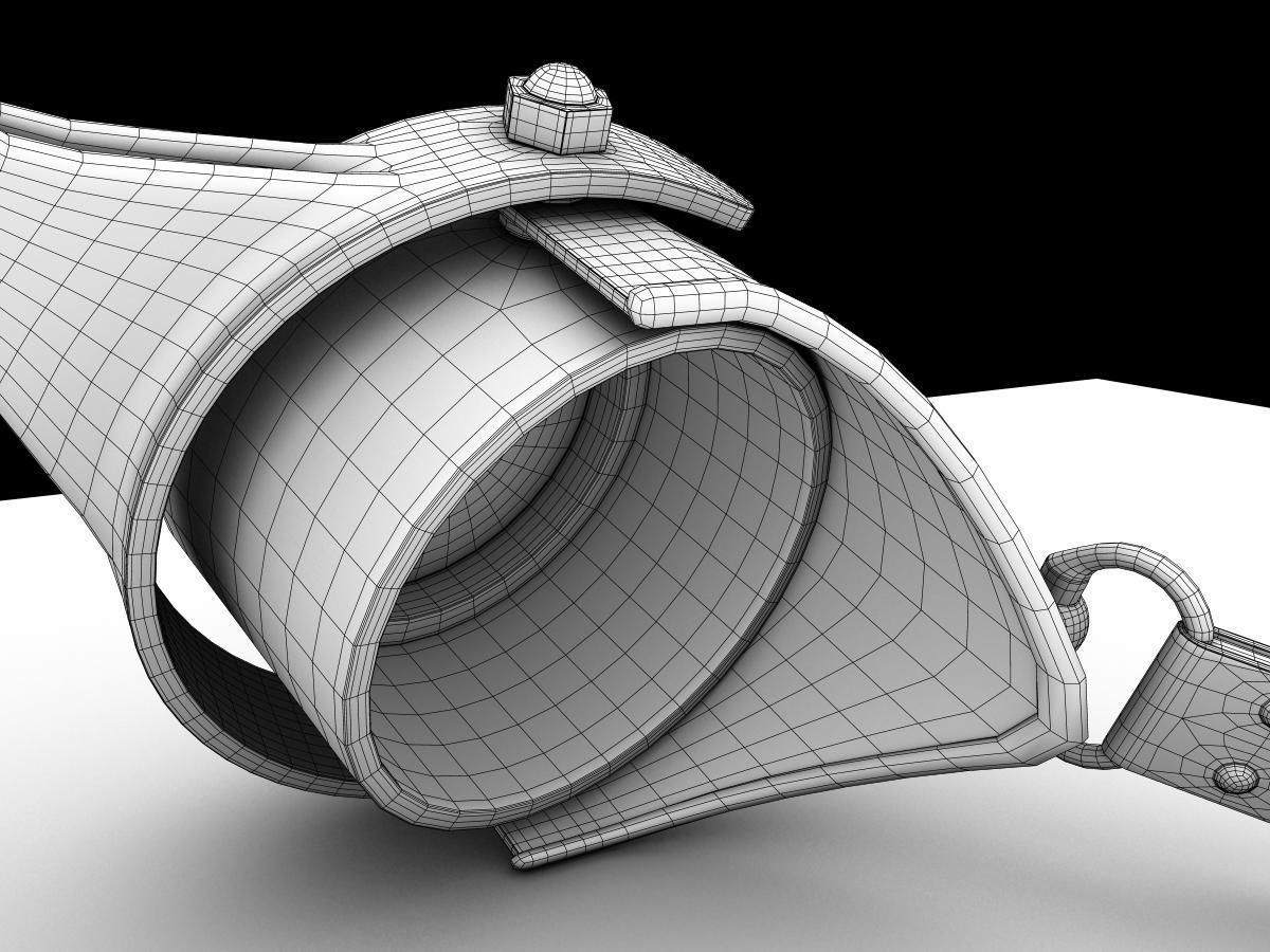 Steampunk Goggles Low-poly 3D model_32