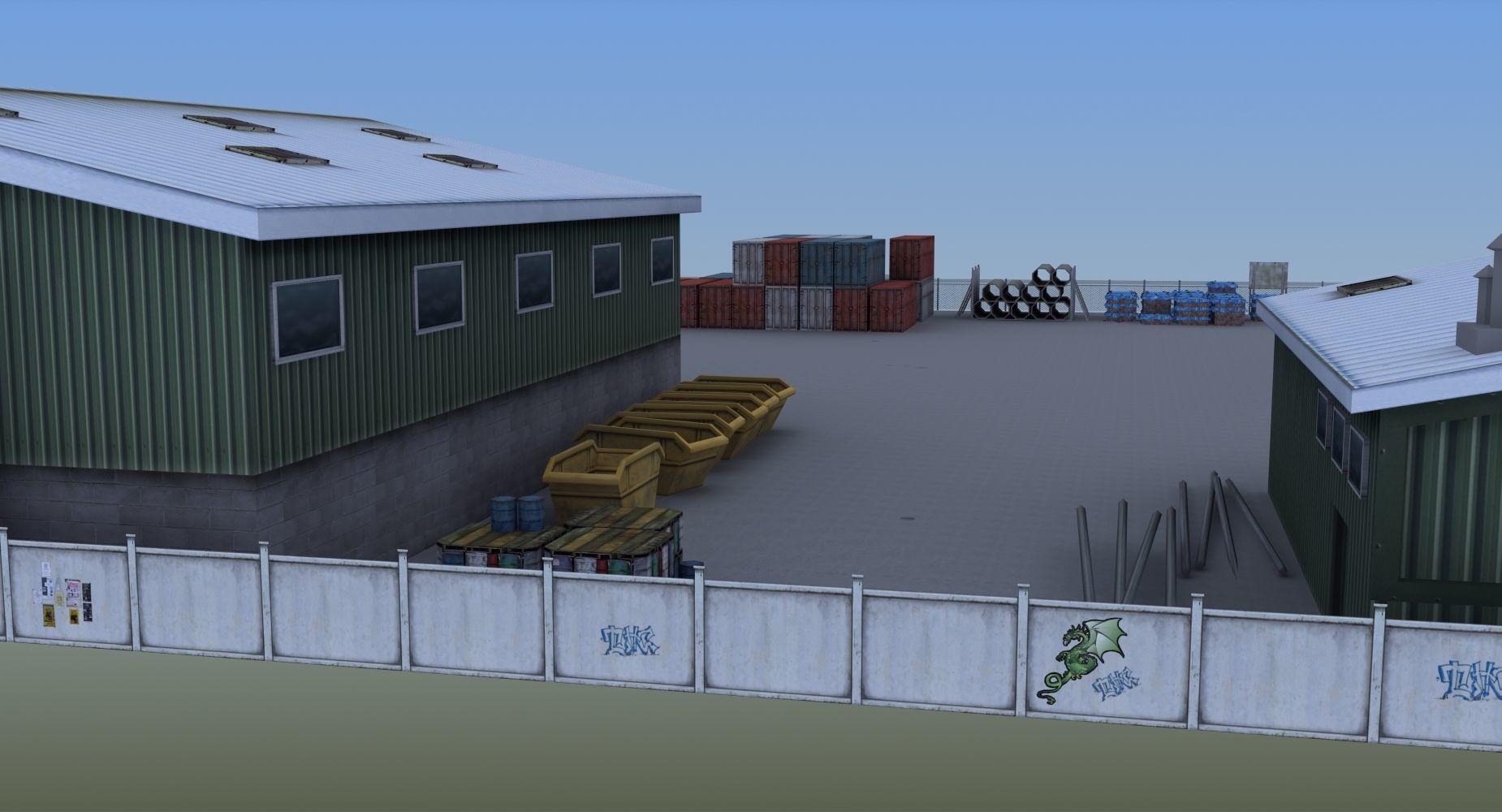 Builders Yard 3D model_9