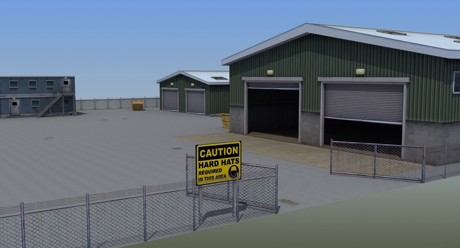 Builders Yard 3D model_1