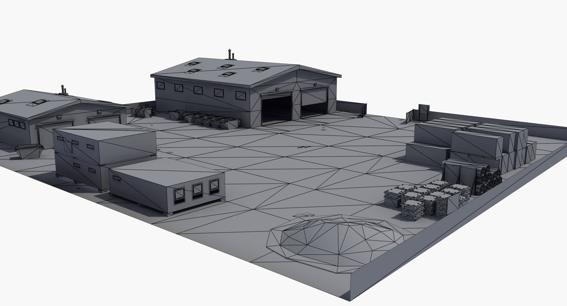 Builders Yard 3D model_13