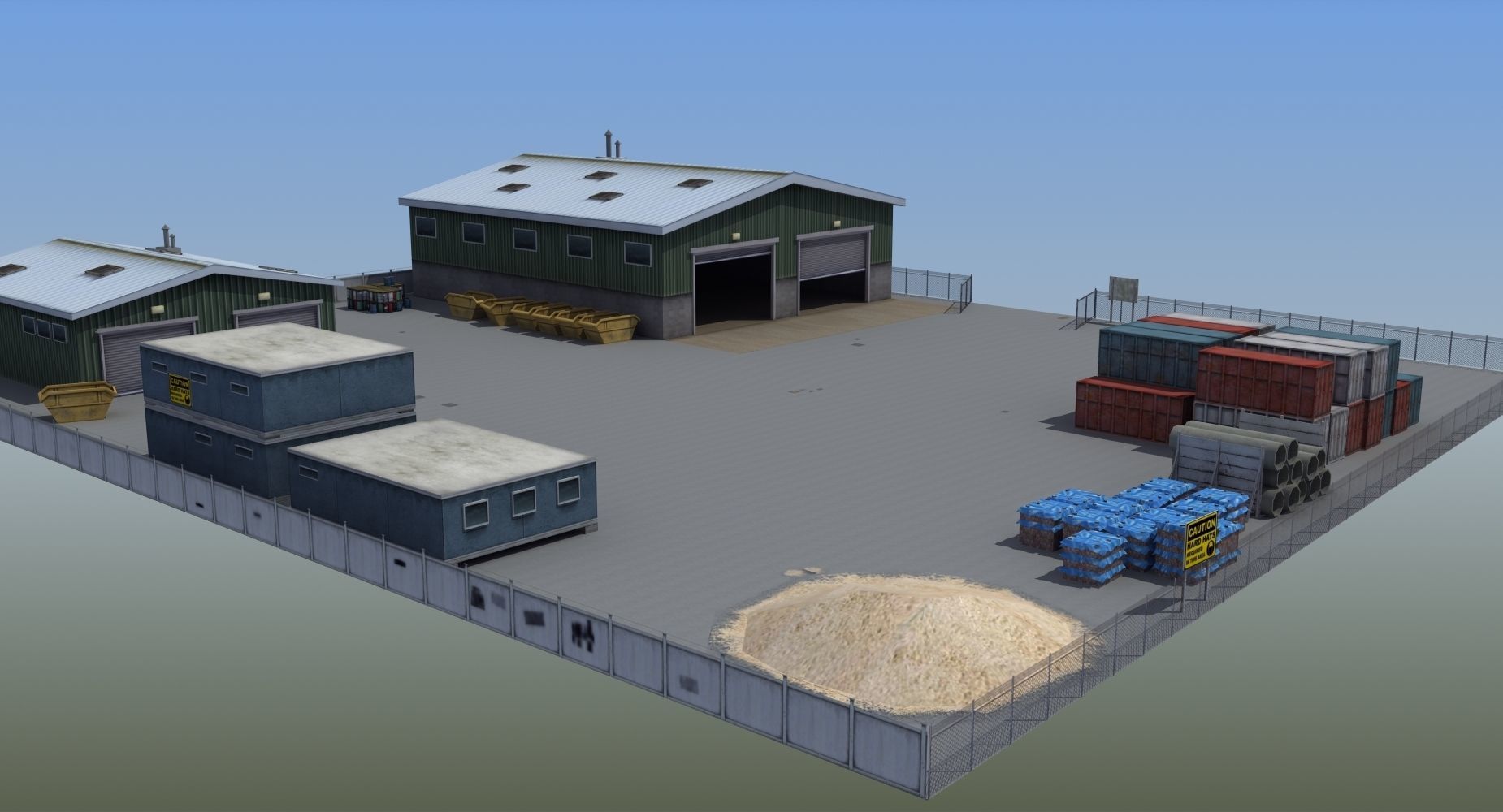 Builders Yard 3D model_2