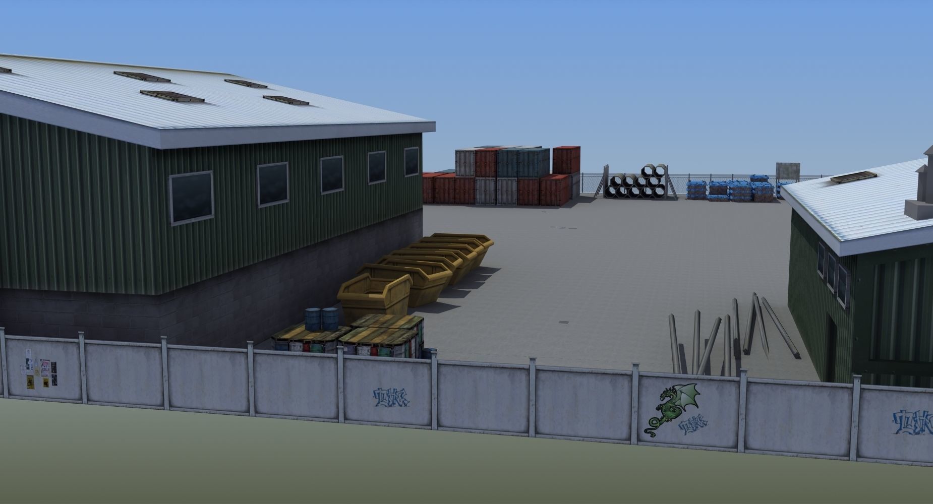 Builders Yard 3D model_5