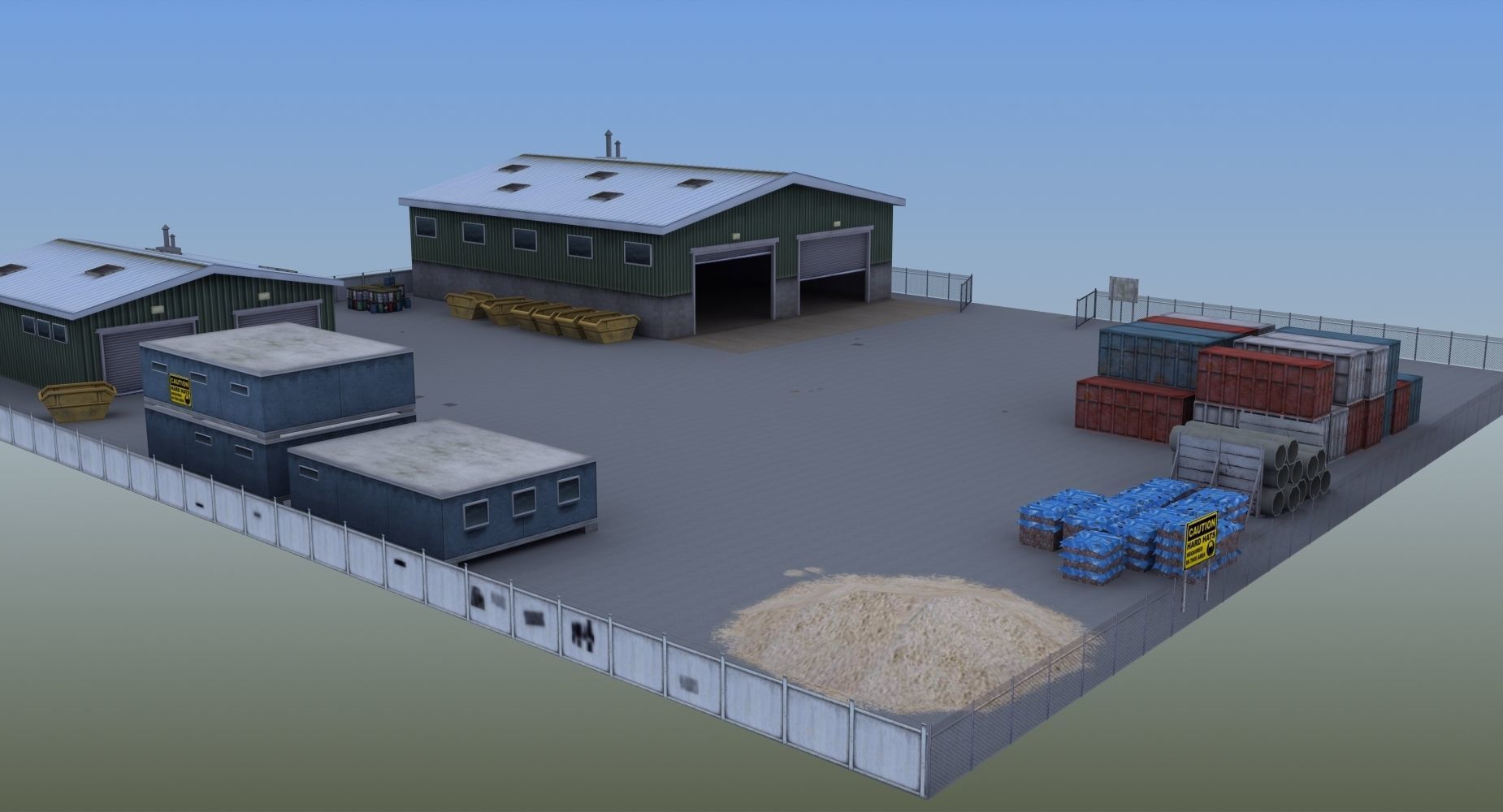 Builders Yard 3D model_11