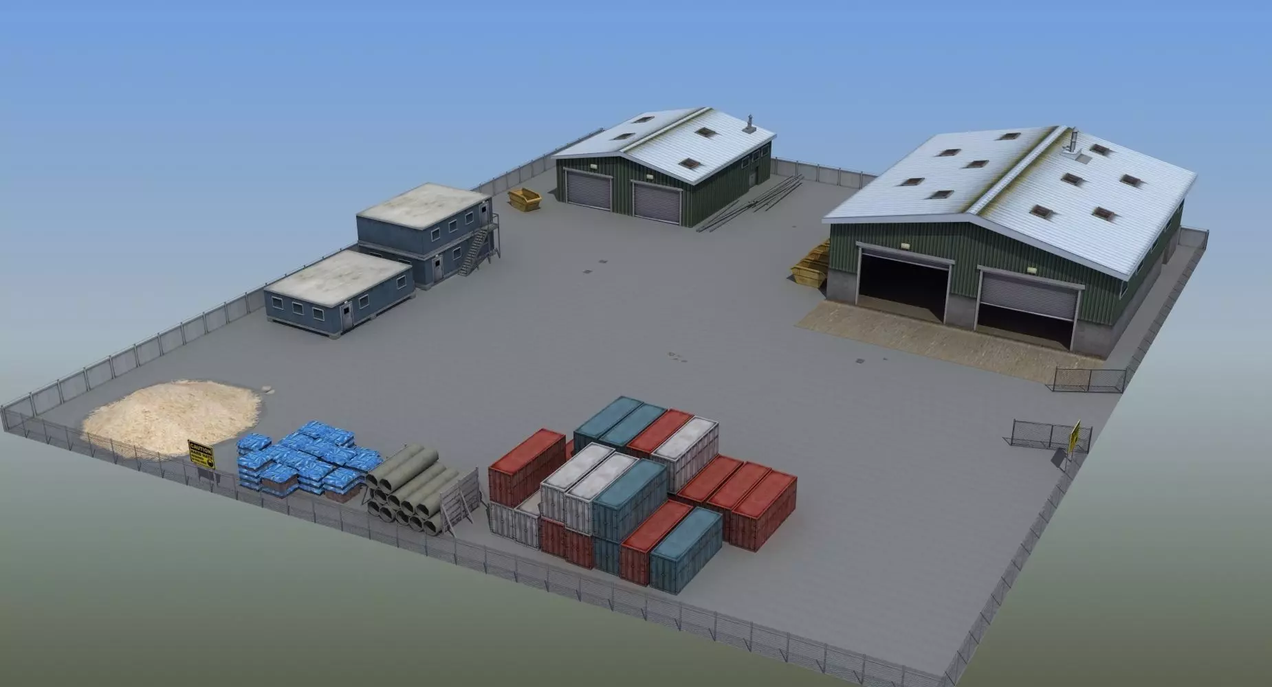 Builders Yard 3D model_0