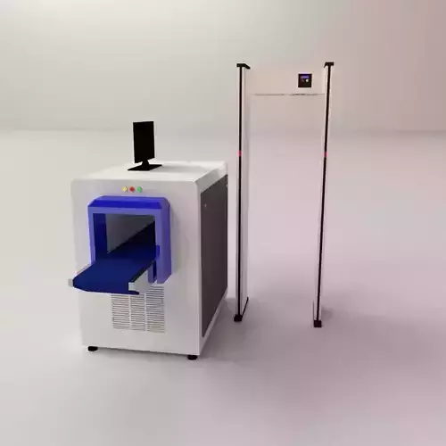 Security Scanner 3D model