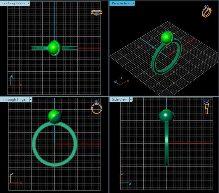 Ring T00832 3D print model_2