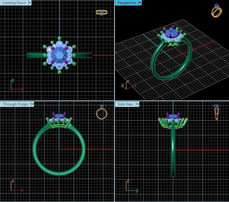 Ring T00838 3D print model_2