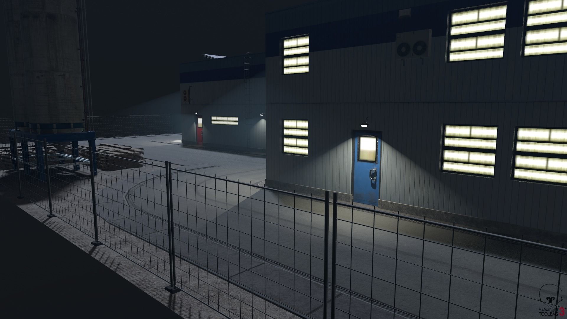 Paper Factory Low Poly PBR Low-poly 3D model_29