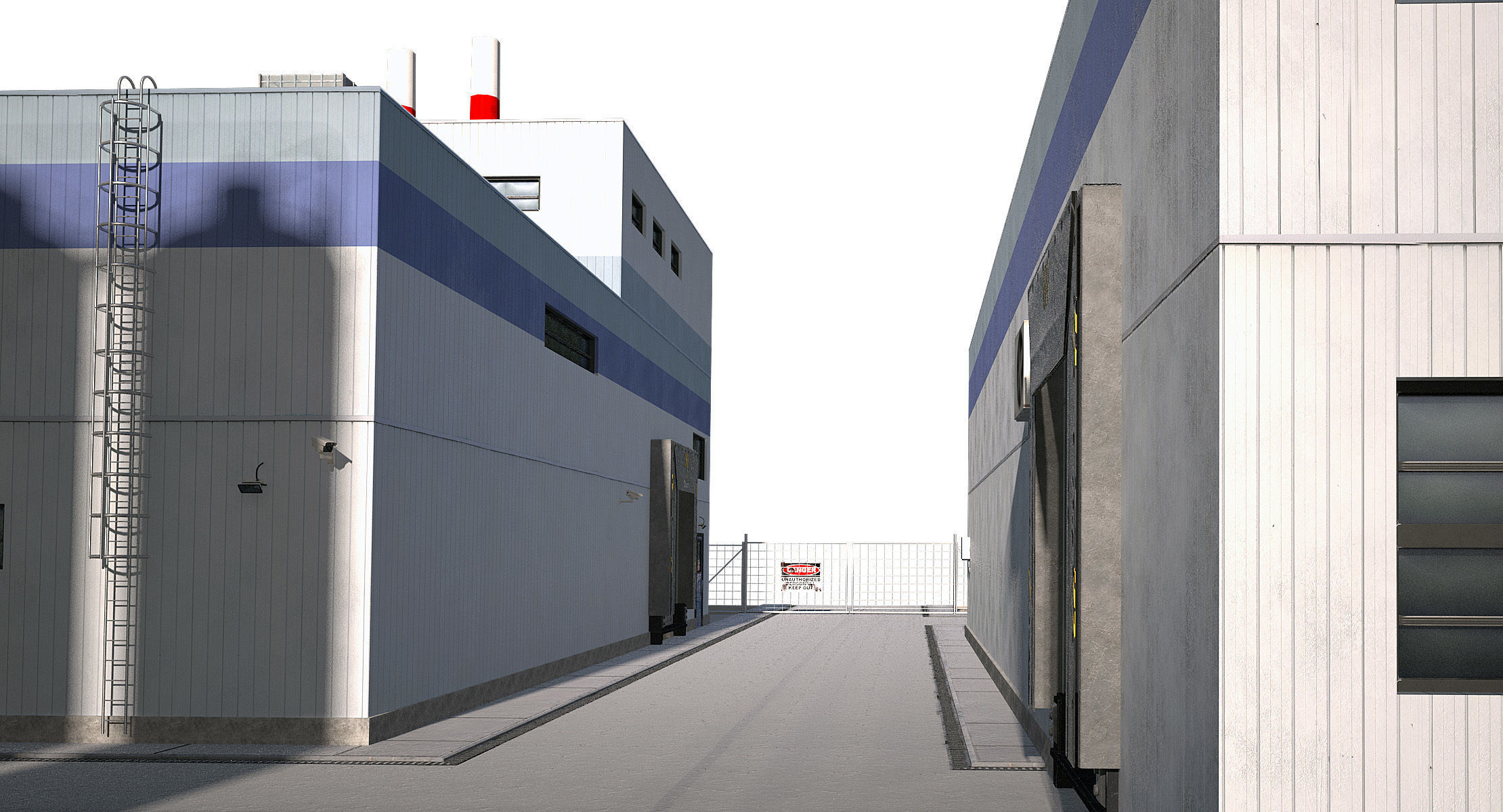 Paper Factory Low Poly PBR Low-poly 3D model_9