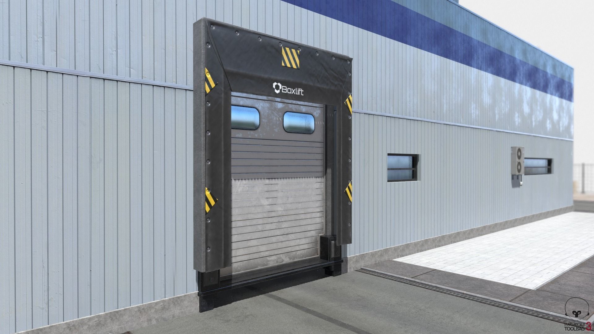 Paper Factory Low Poly PBR Low-poly 3D model_30