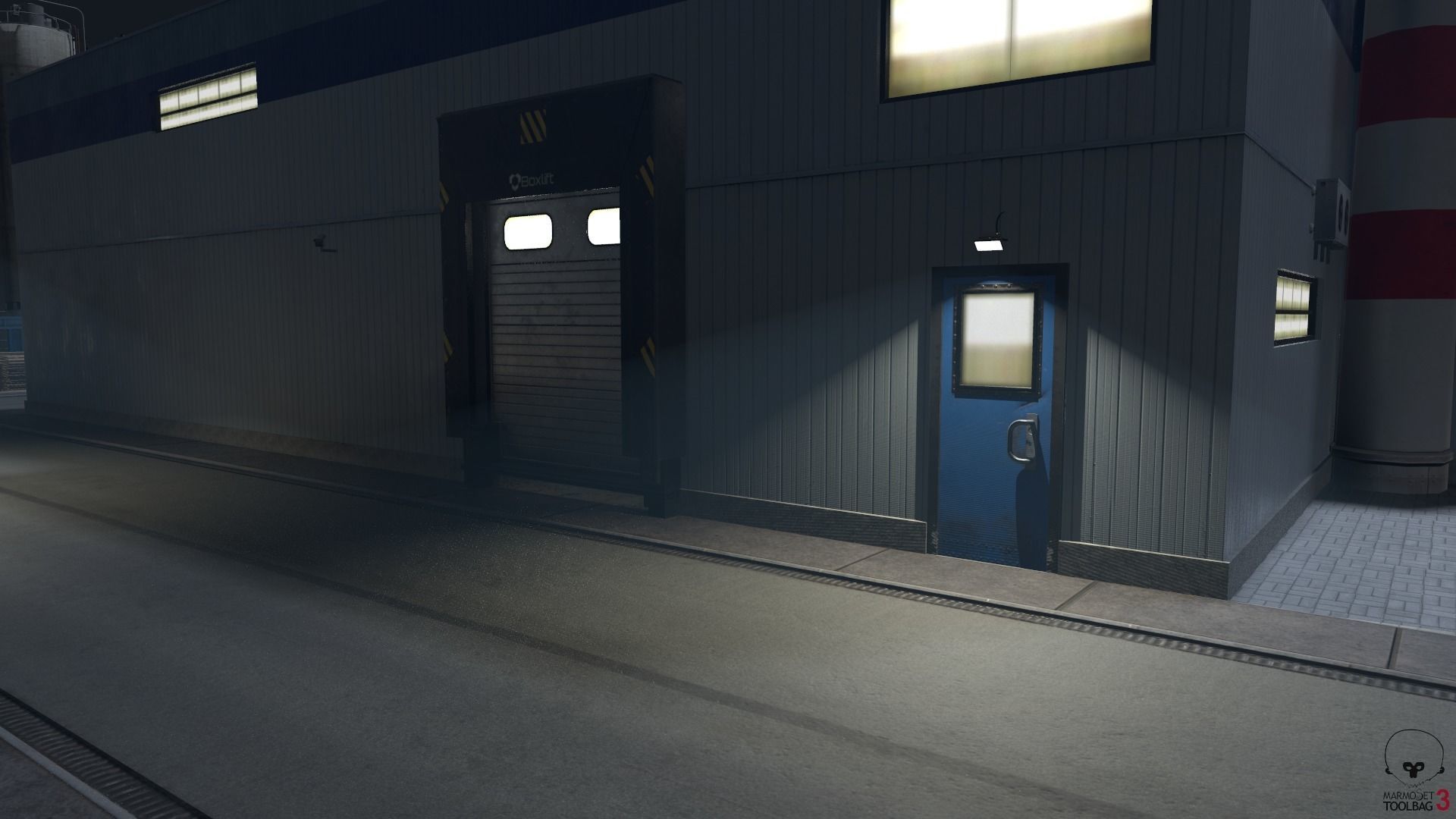 Paper Factory Low Poly PBR Low-poly 3D model_35