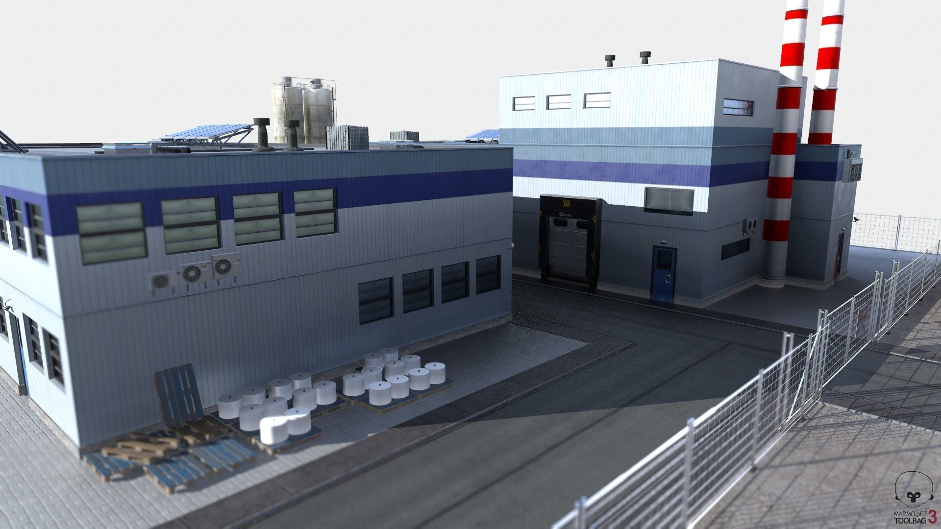 Paper Factory Low Poly PBR Low-poly 3D model_19