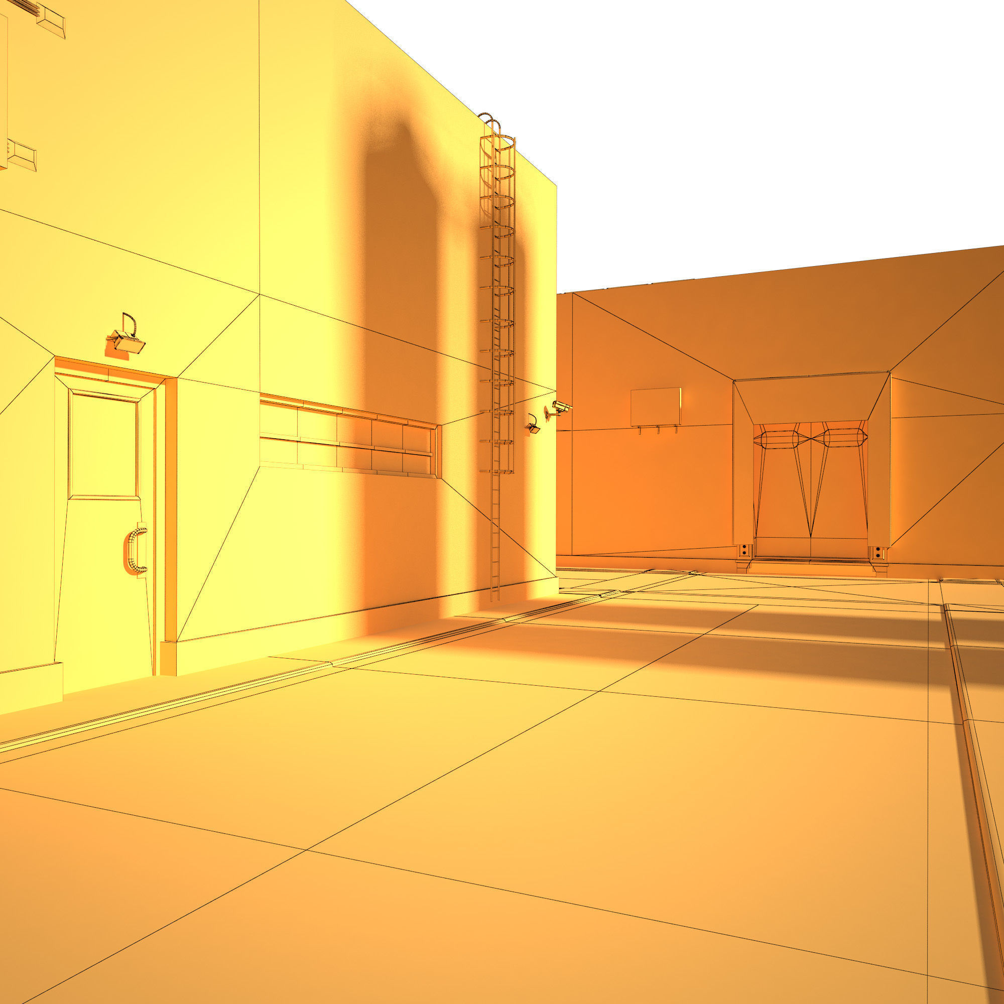 Paper Factory Low Poly PBR Low-poly 3D model_11