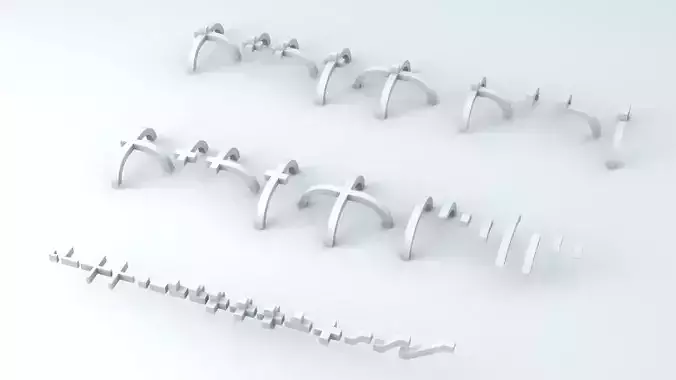 Easy Blocks Low-poly 3D model