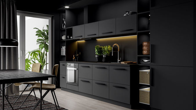 Kitchen Scene 3D model
