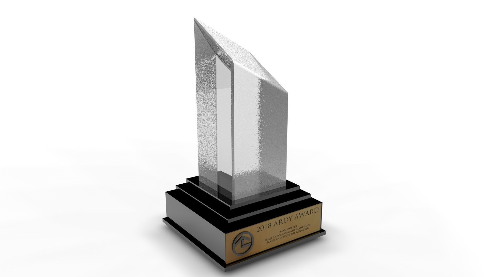 Prize Trophy Award food and beverage ARDI 3D model_1