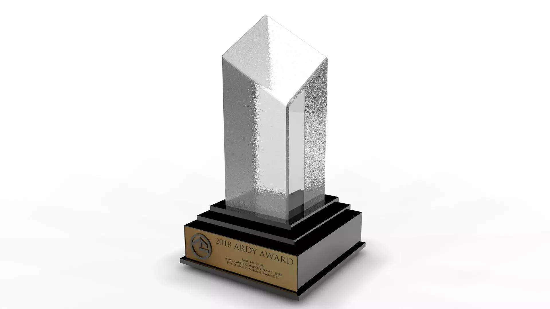 Prize Trophy Award food and beverage ARDI 3D model_0
