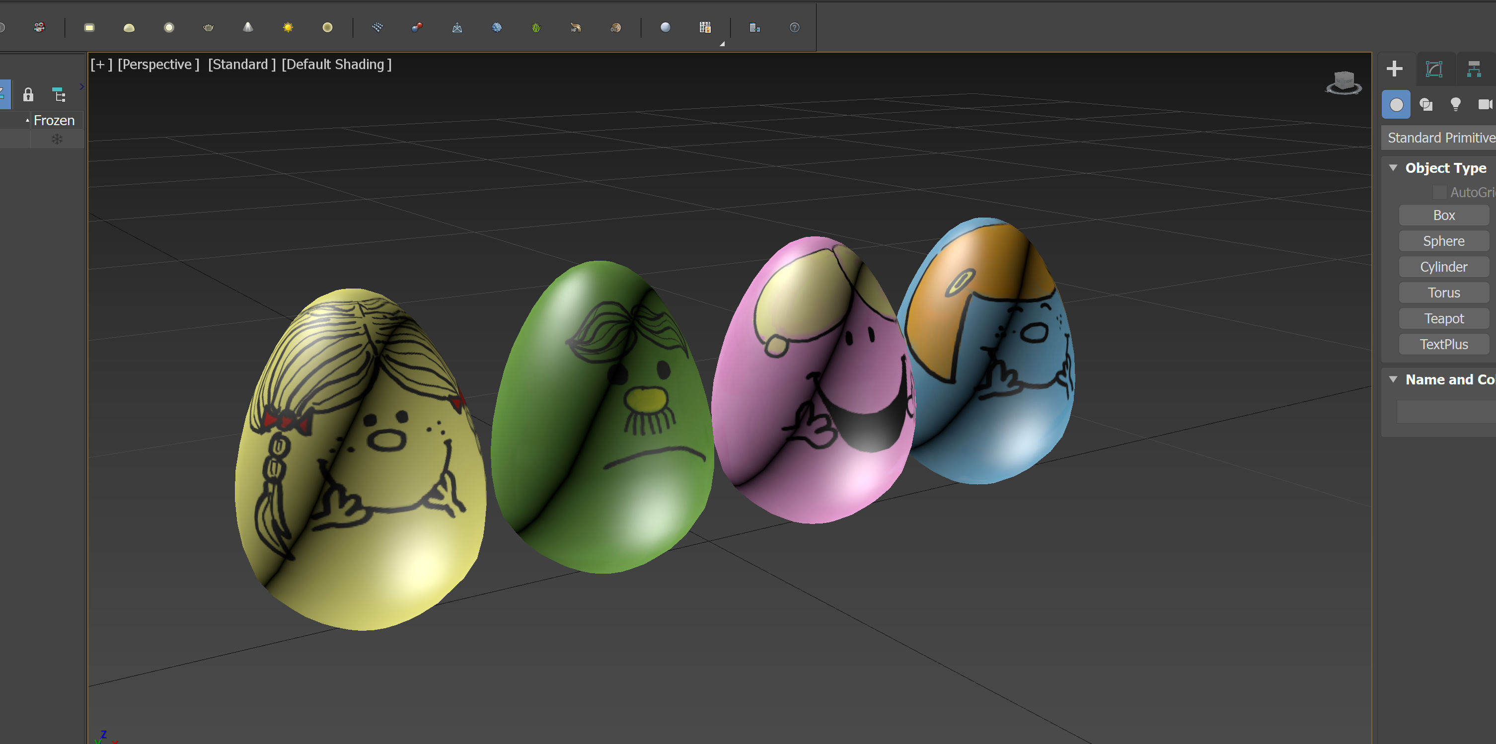 Easter Eggs kit - volume 2 Low-poly 3D model_7