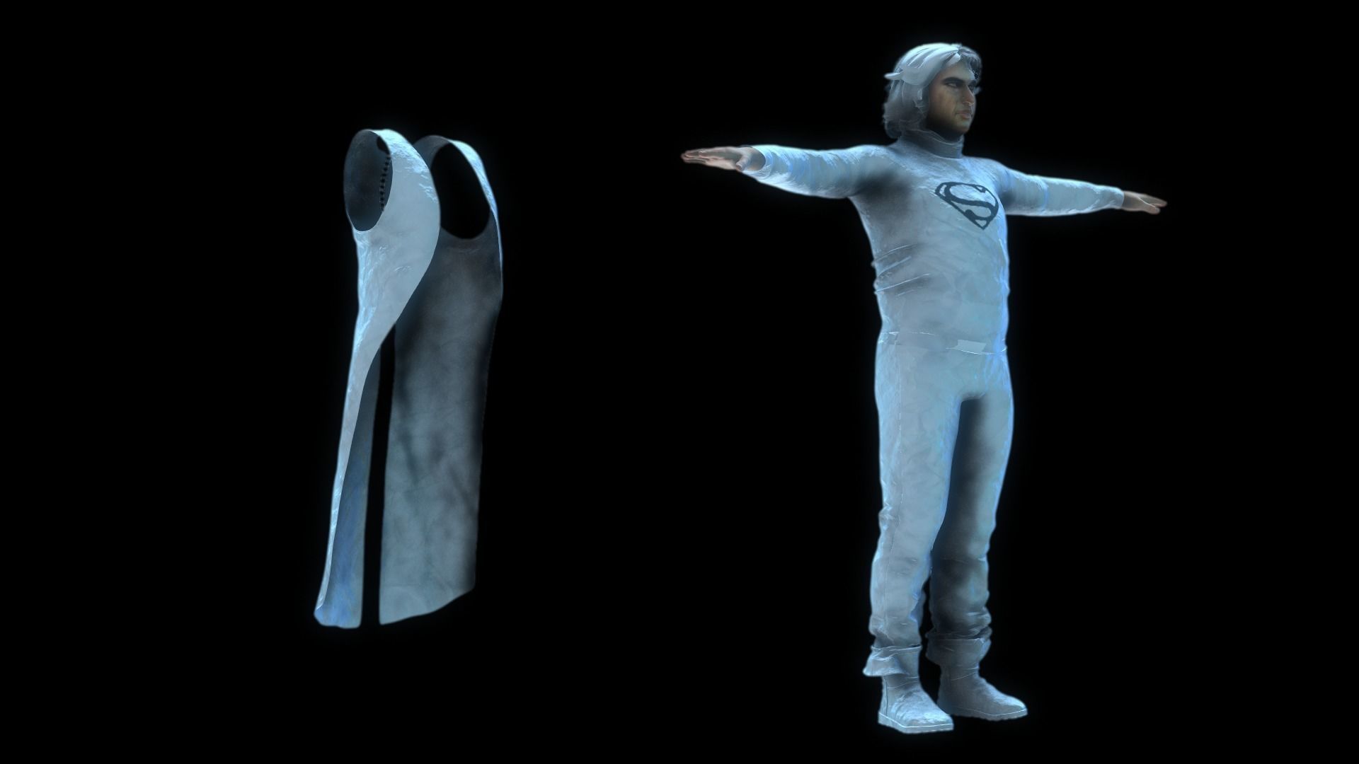 Jor-El Marlon Brando 3D model_3
