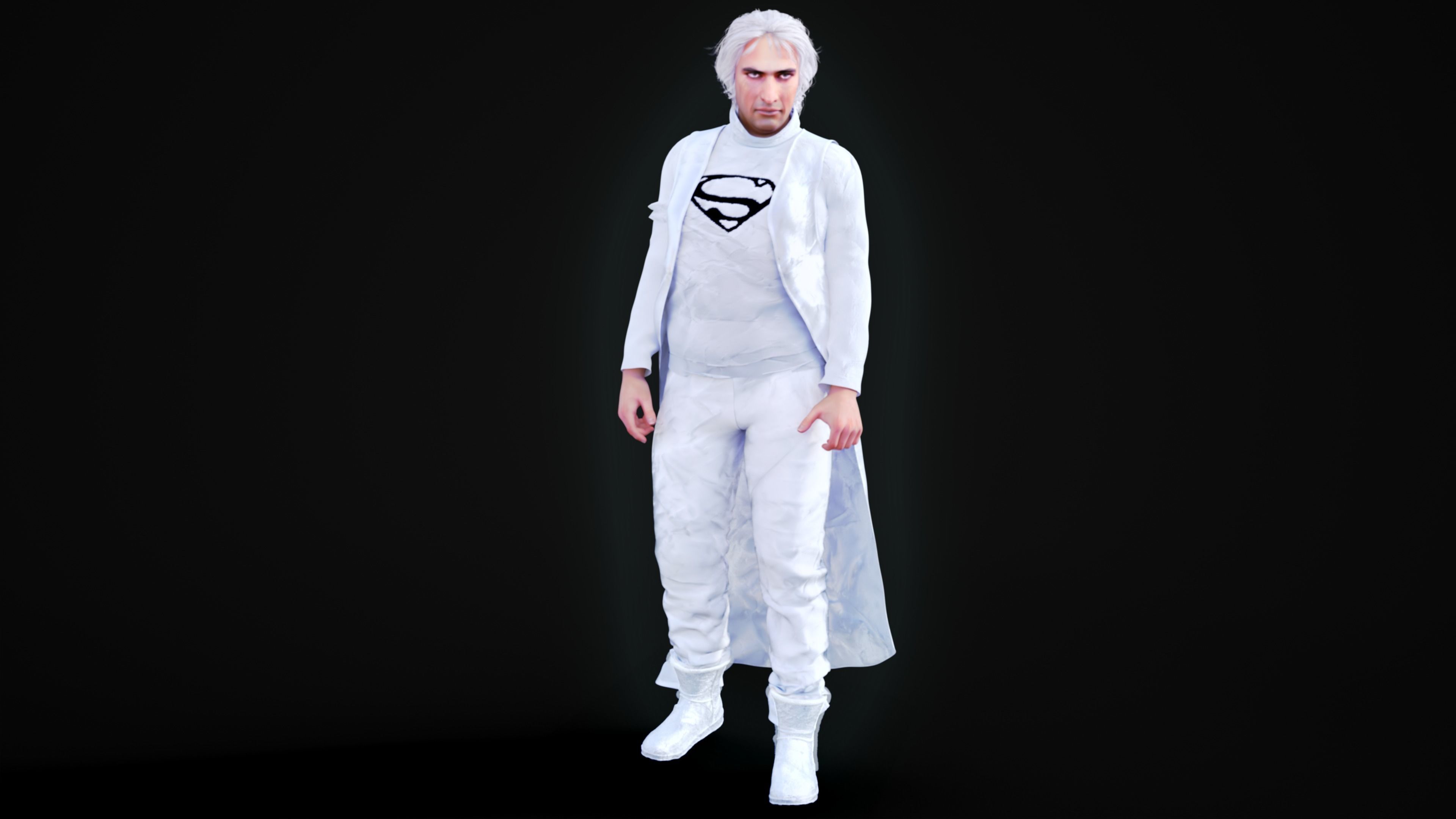 Jor-El Marlon Brando 3D model_8