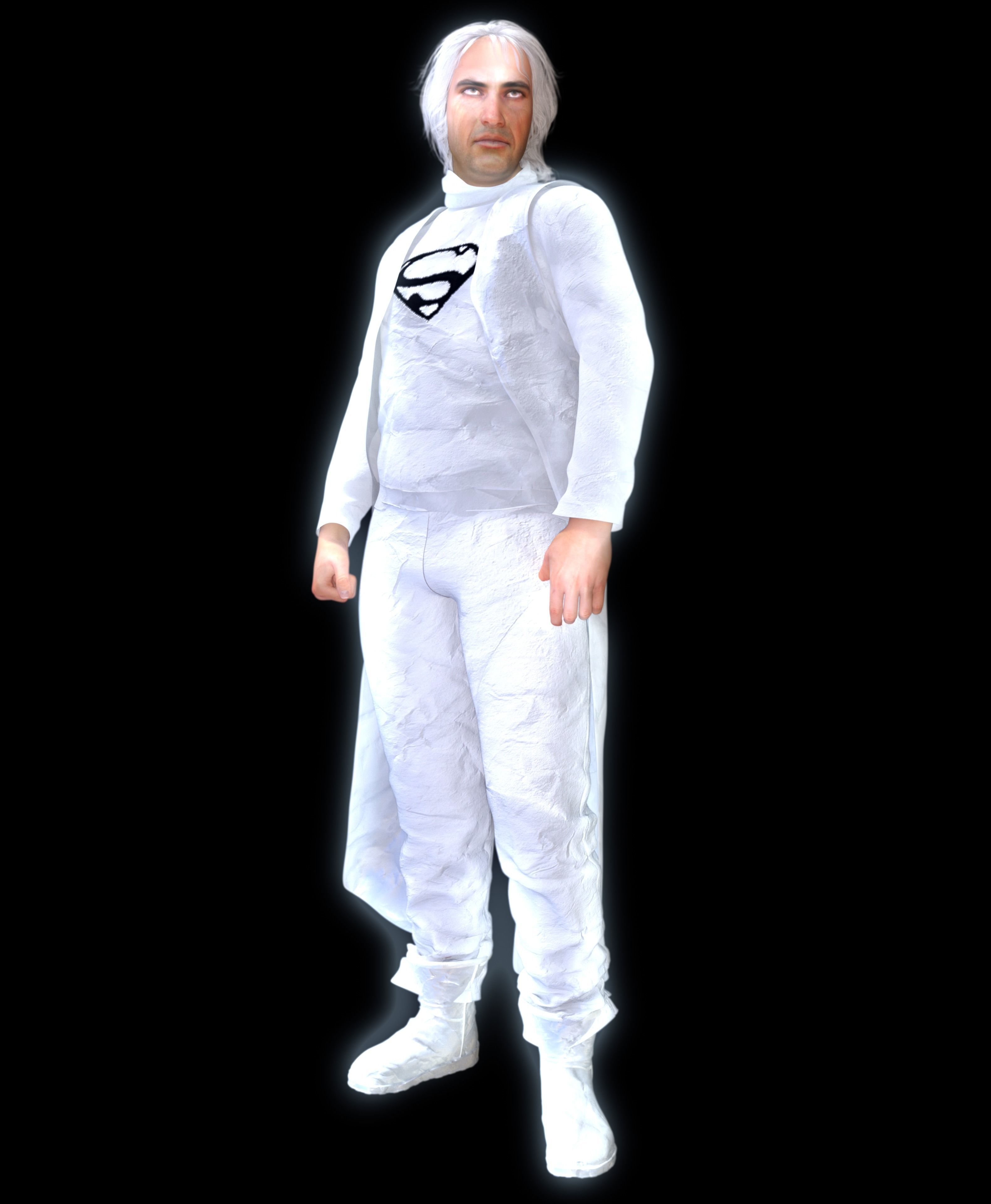 Jor-El Marlon Brando 3D model_7