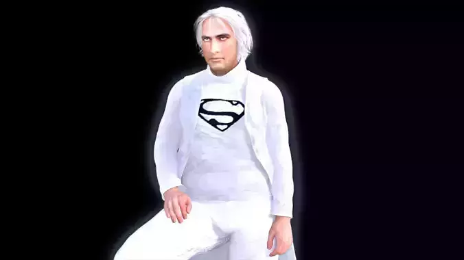 Jor-El Marlon Brando 3D model