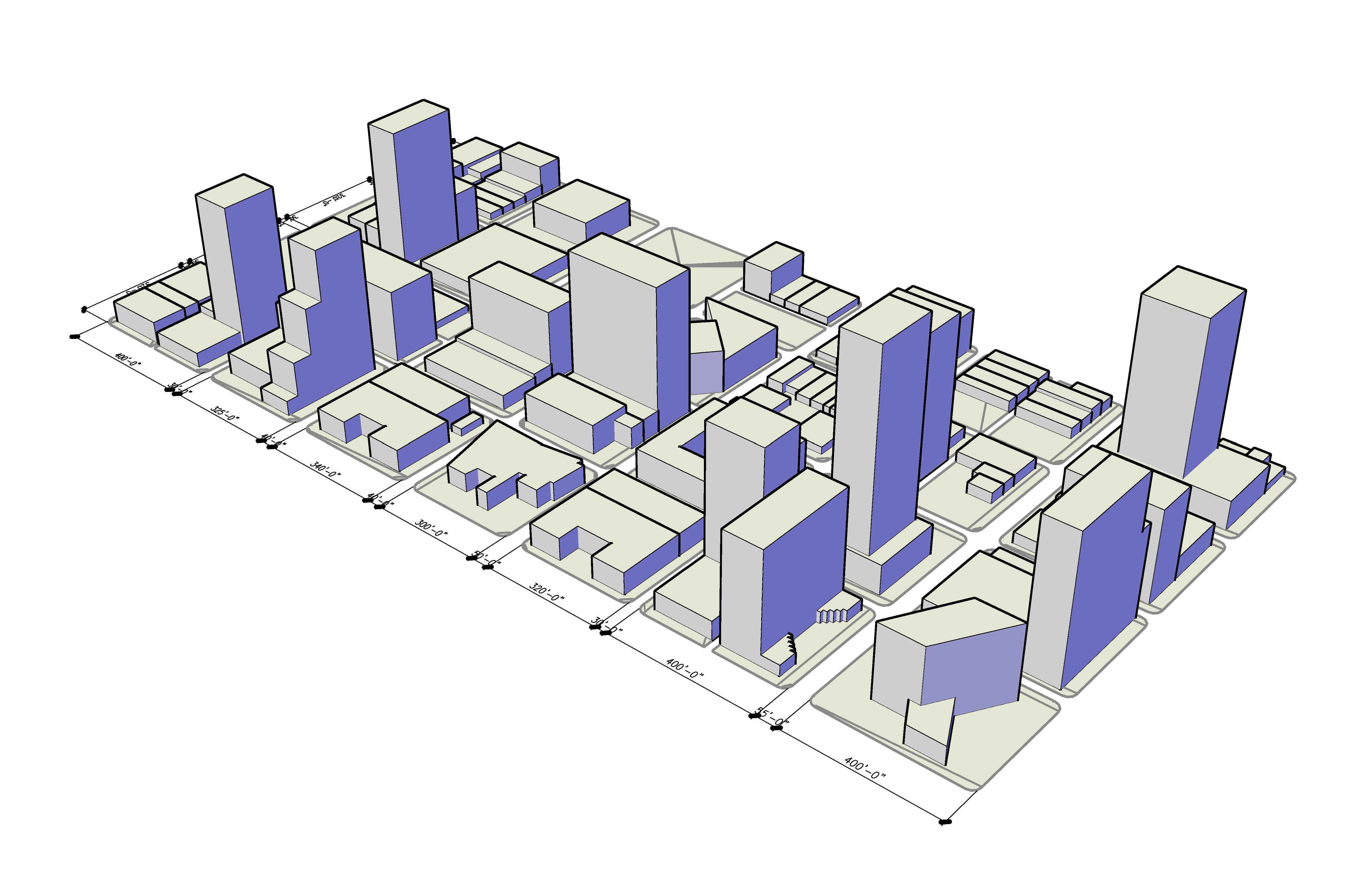 Low-Poly Modular City Low-poly 3D model_1