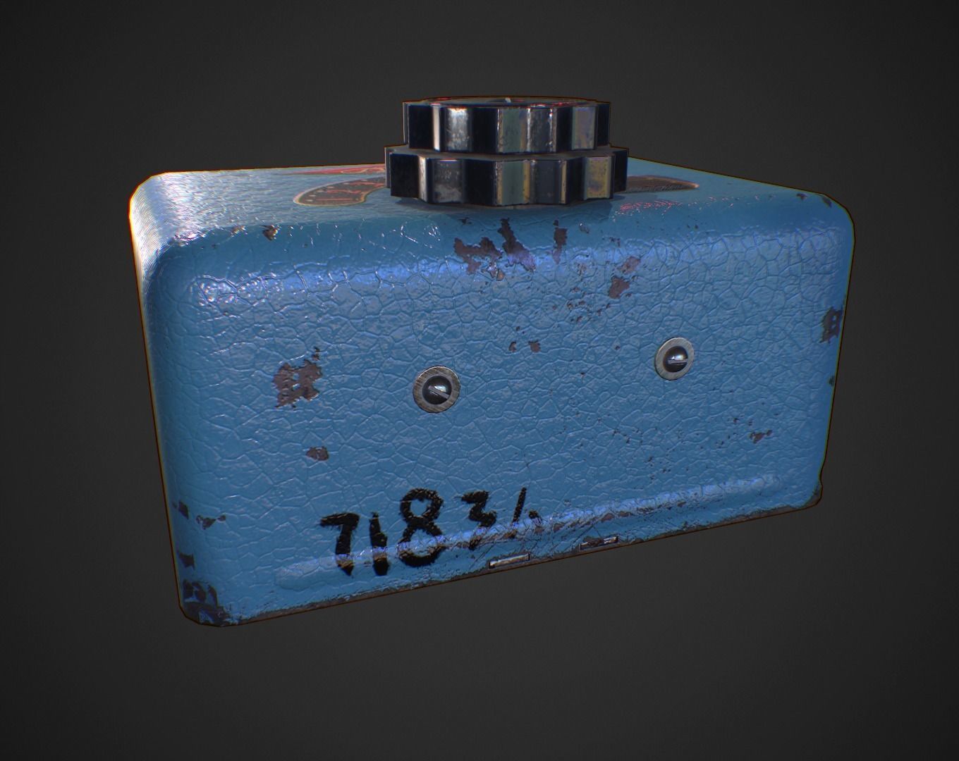 Volna Radio receiver Low-poly 3D model_4