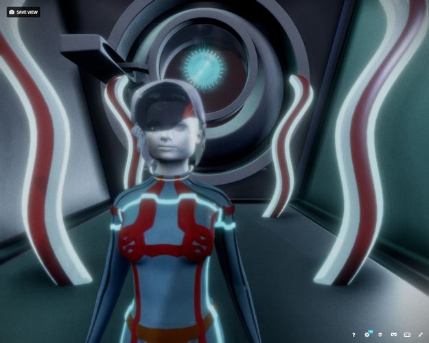 Girl in Ok thats art  3D model