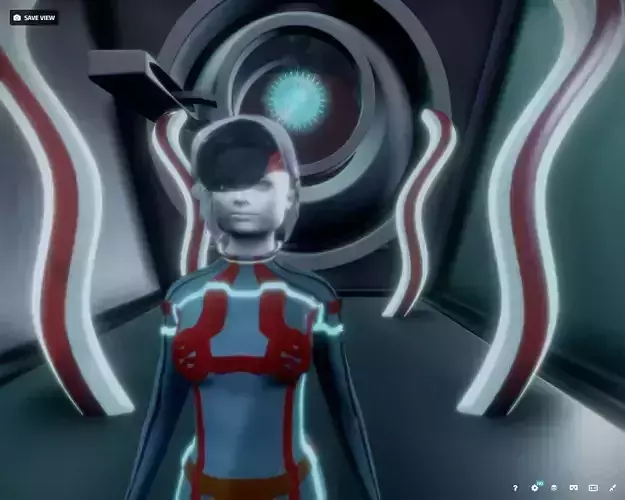 Girl in Ok thats art  3D model