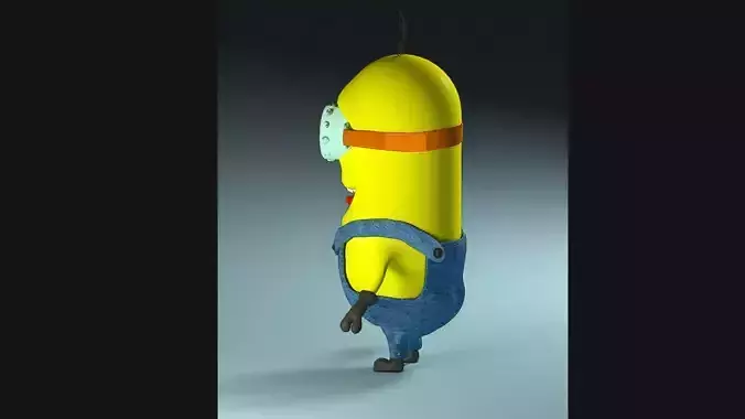minion despicable me Low-poly 3D model