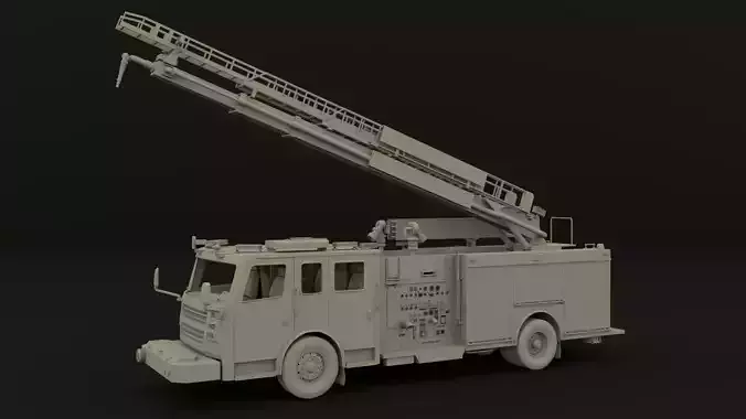 Firetruck Roadrunner 3D model