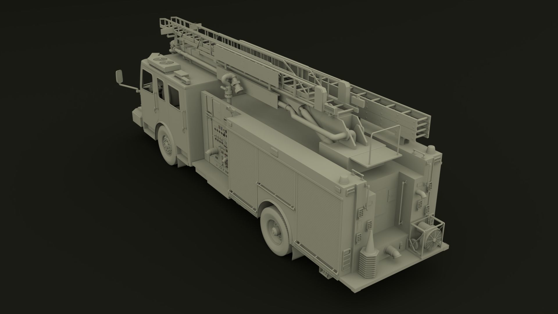 Firetruck Roadrunner 3D model_7