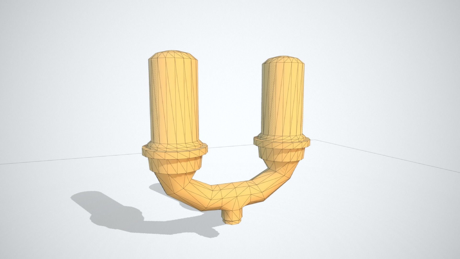 Aviation Obstruction Light Low-poly 3D model_8