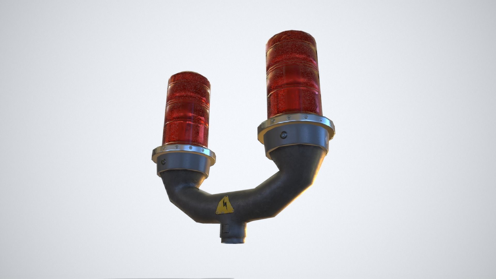 Aviation Obstruction Light Low-poly 3D model_6