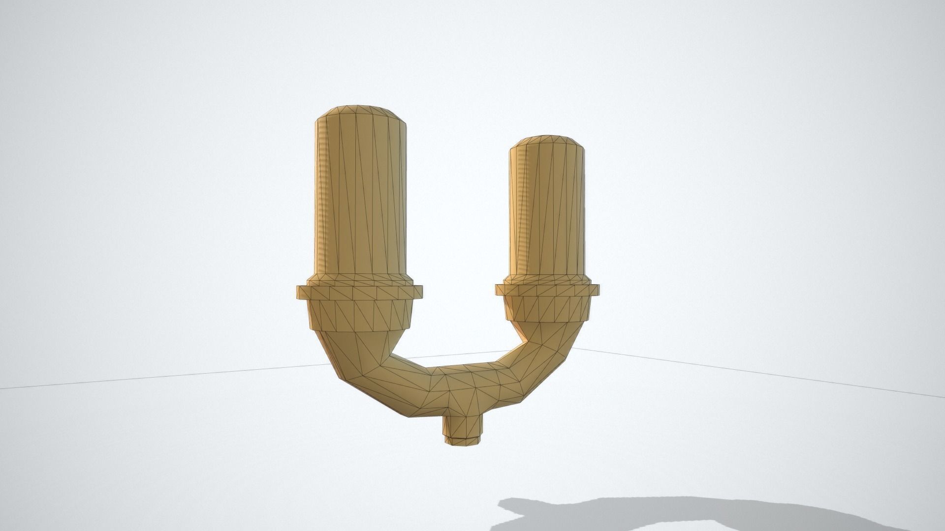 Aviation Obstruction Light Low-poly 3D model_5