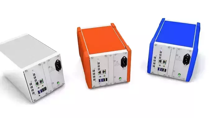 Detailed rare Mini PC Computer with Case