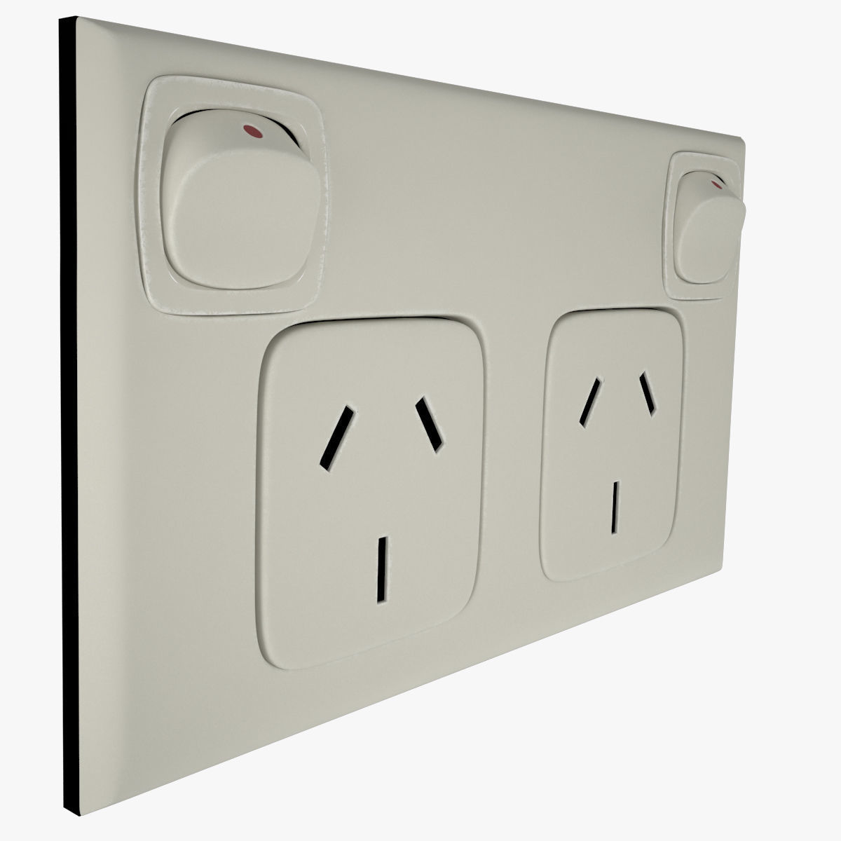 Electrical Outlet 3D model_1