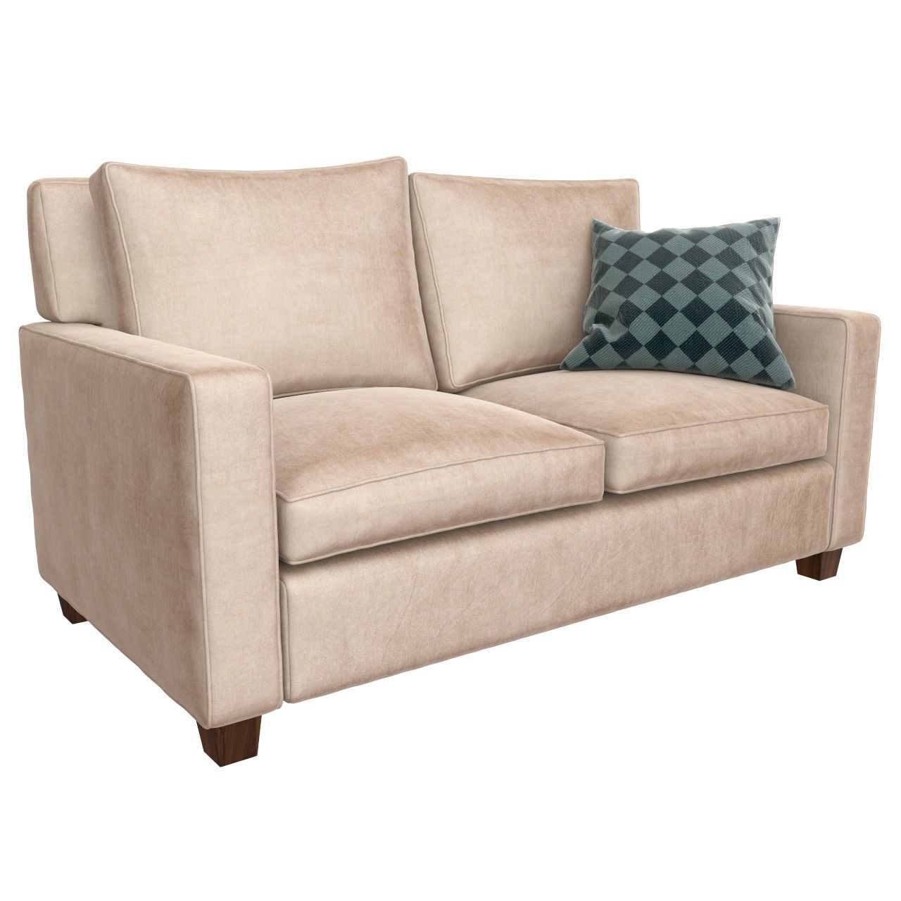 sofa Henry Loveseat West Elm 3D model CGTrader