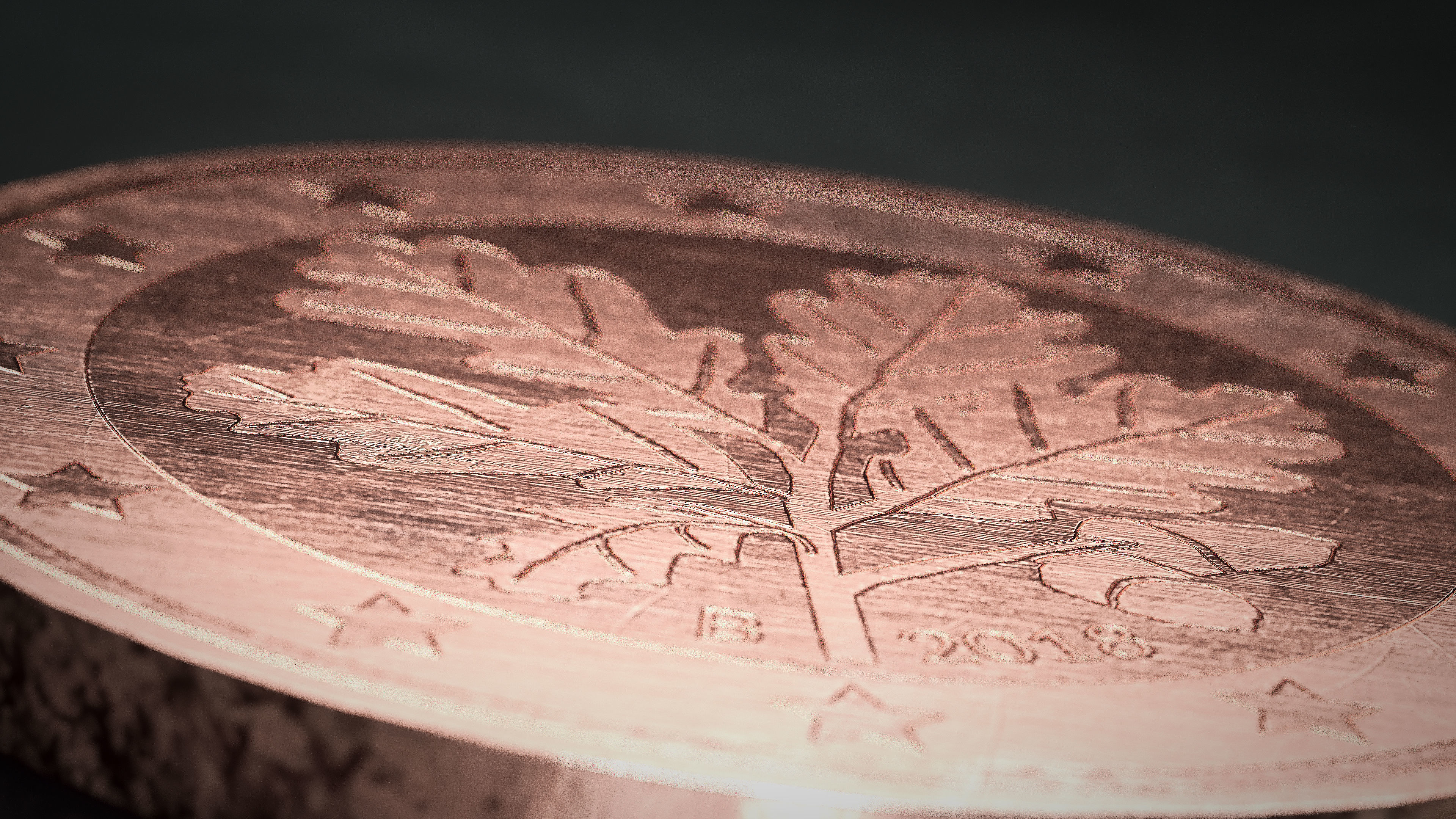 Realistic 5 Cent - Euro - Low poly 3D model Low-poly 3D model_8