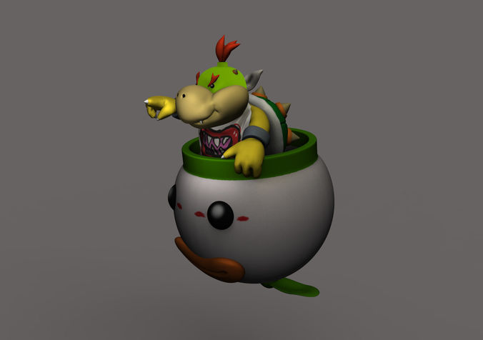 Action Figure Bowser Junior 3D print model