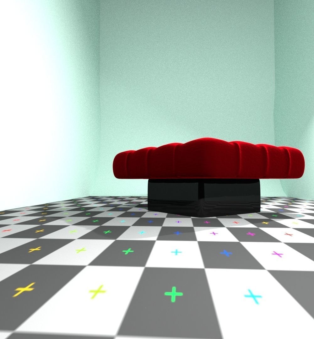 PUFF chair Free 3D model_1