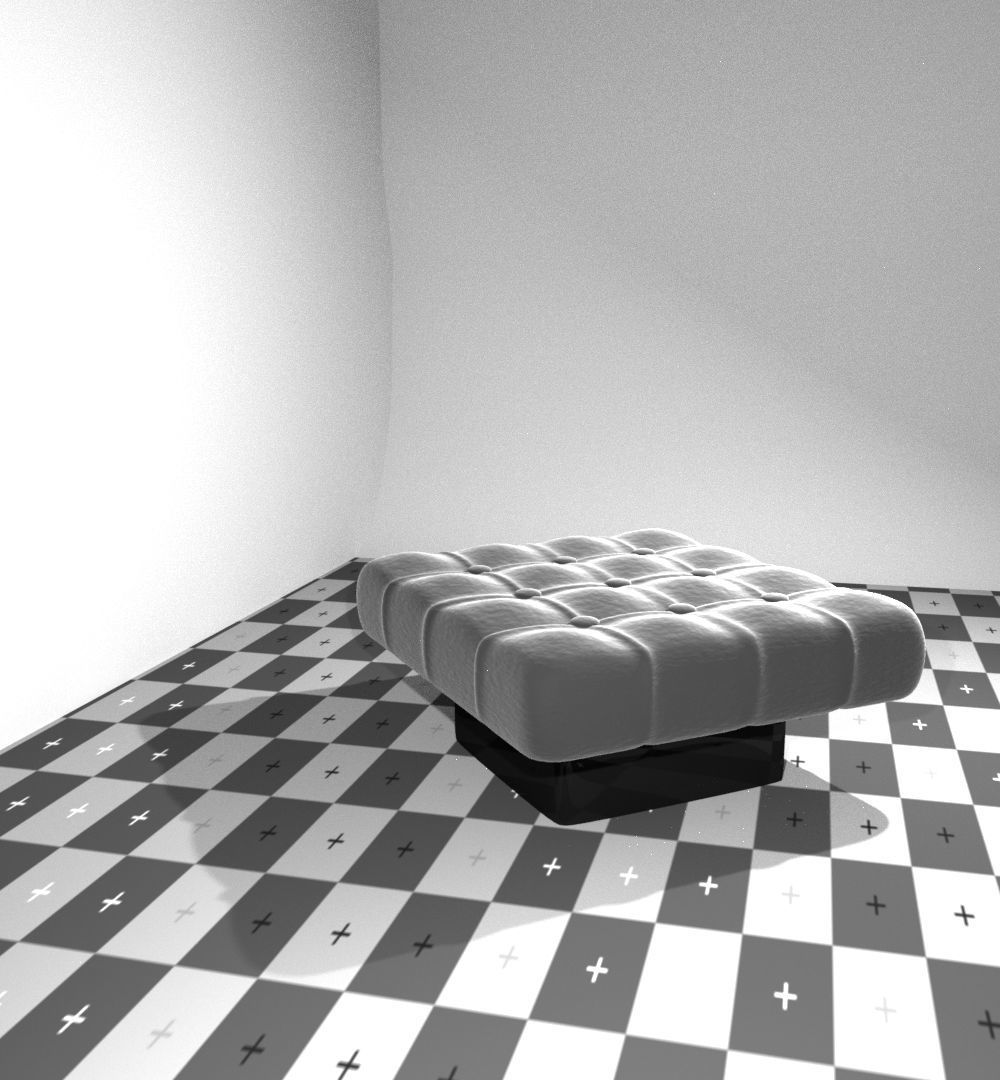 PUFF chair Free 3D model_4