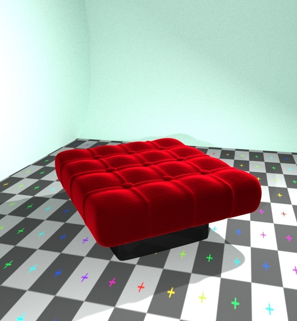 PUFF chair Free 3D model_3