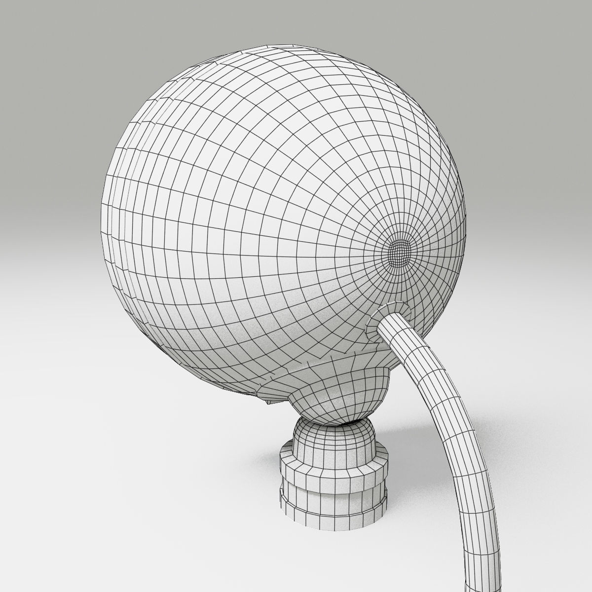 OFF ROAD FOG LIGHT 1 BLACK 3D model_11